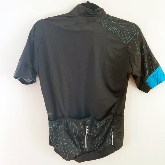 Specialized Form Fit Deflect UV male jersey Medium Black with blue Cycling Poly - Picture 2 of 4